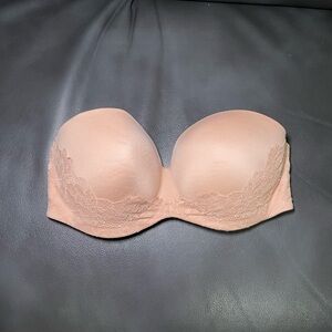 Victoria's Secret Body By Victoria Strapless Bra Tan